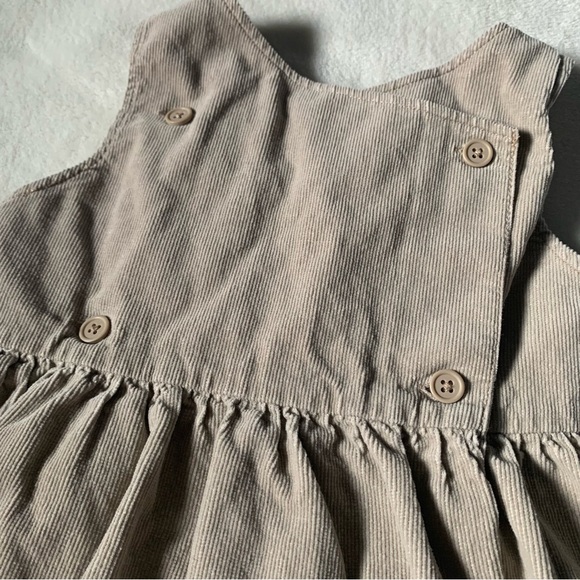 Mini Boden Corduroy Girls' Dress with Woodland Appliqués Size 2/3 - Picture 9 of 11